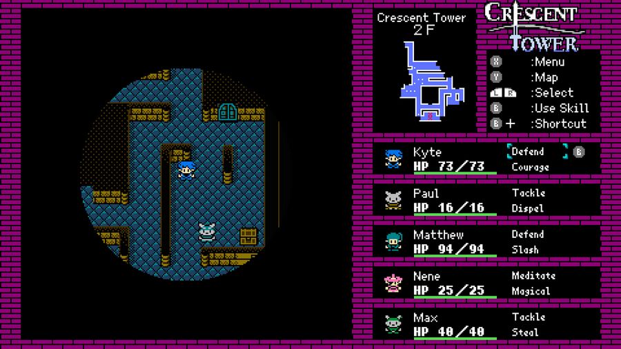 Crescent Tower ผจญภัยในดันเจี้ยน 8-bit สุดคลาสสิก 3 Crescent Tower Announced