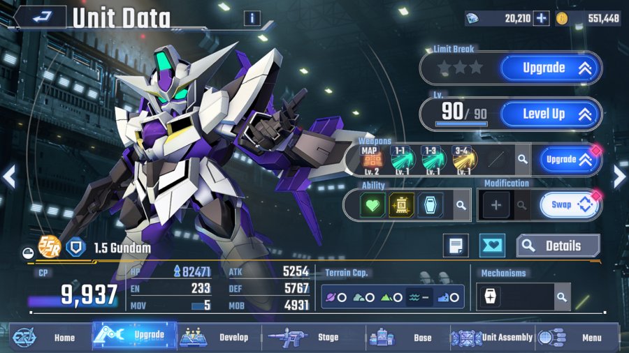 หุ่น SSR ที่เด็ดดวงน่าใช้งานใน SD Gundam G Generation ETERNAL 5 SD Gundam G Generation ETERNAL Nice SSR Units