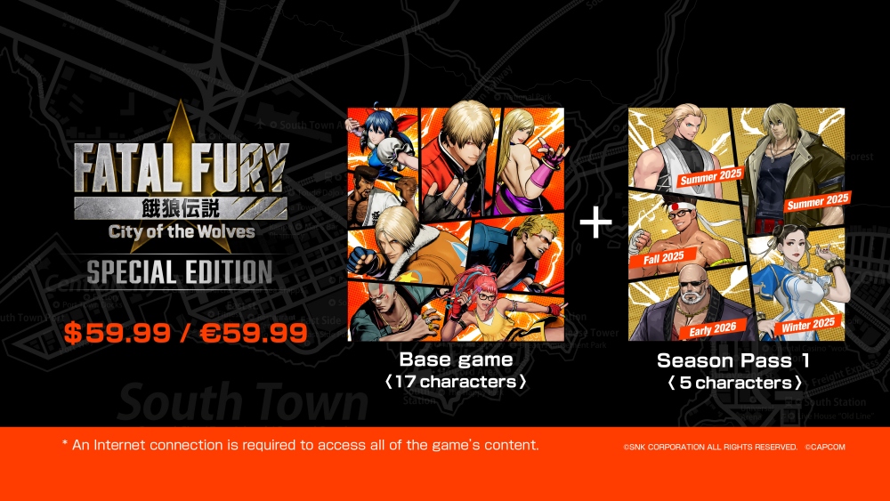 เกมต่อสู้ใหม่ล่าสุดจาก SNK FATAL FURY: City of the Wolves วางจำหน่ายแล้ววันนี้ (24 เมษายน)! 24 เกมต่อสู้ใหม่ล่าสุดจาก SNK FATAL FURY: City of the Wolves วางจำหน่ายแล้ววันนี้ (24 เมษายน)!