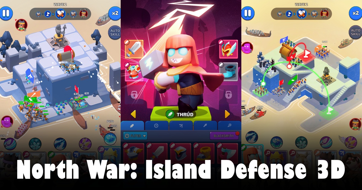 North War: Island Defense 3D เปิดให้ลงทะเบียนล่วงหน้าบนสโตร์ไทยแล้ว 1 North War: Island Defense 3D