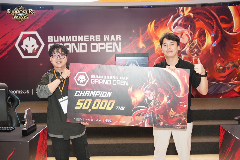 บทสรุปความมันส์! Summoners War Thailand Grand Open Tournament 2025 ปิดฉากศึกเดือด 3 บทสรุปความมันส์! Summoners War Thailand Grand Open Tournament 2025 ปิดฉากศึกเดือด