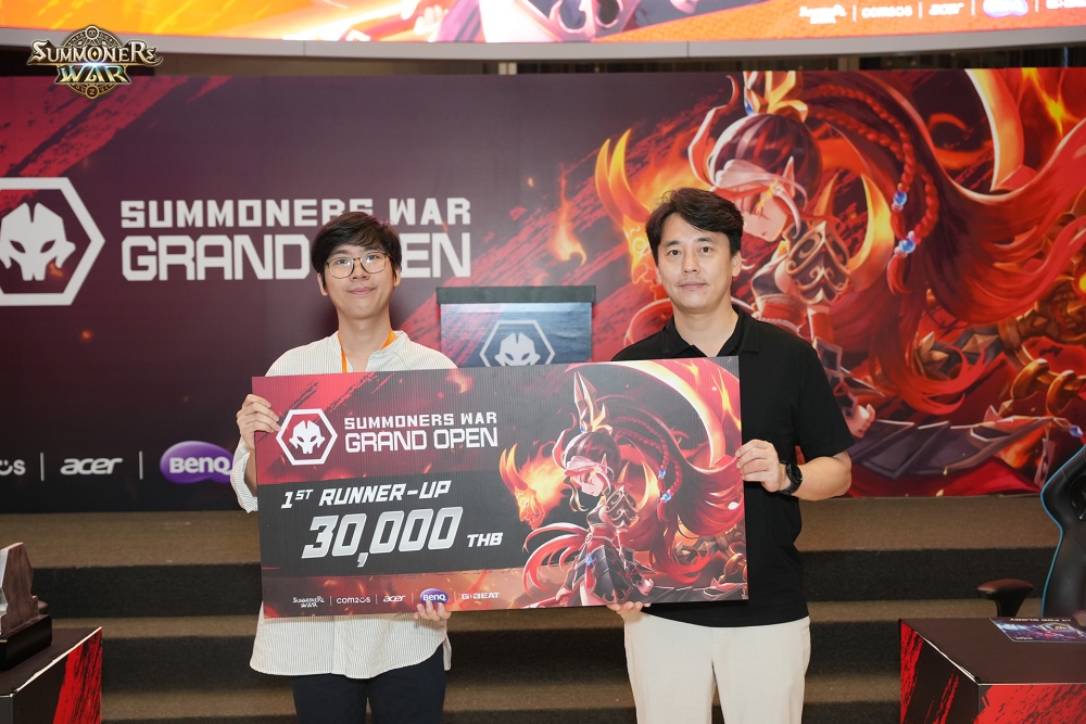 บทสรุปความมันส์! Summoners War Thailand Grand Open Tournament 2025 ปิดฉากศึกเดือด 4 บทสรุปความมันส์! Summoners War Thailand Grand Open Tournament 2025 ปิดฉากศึกเดือด