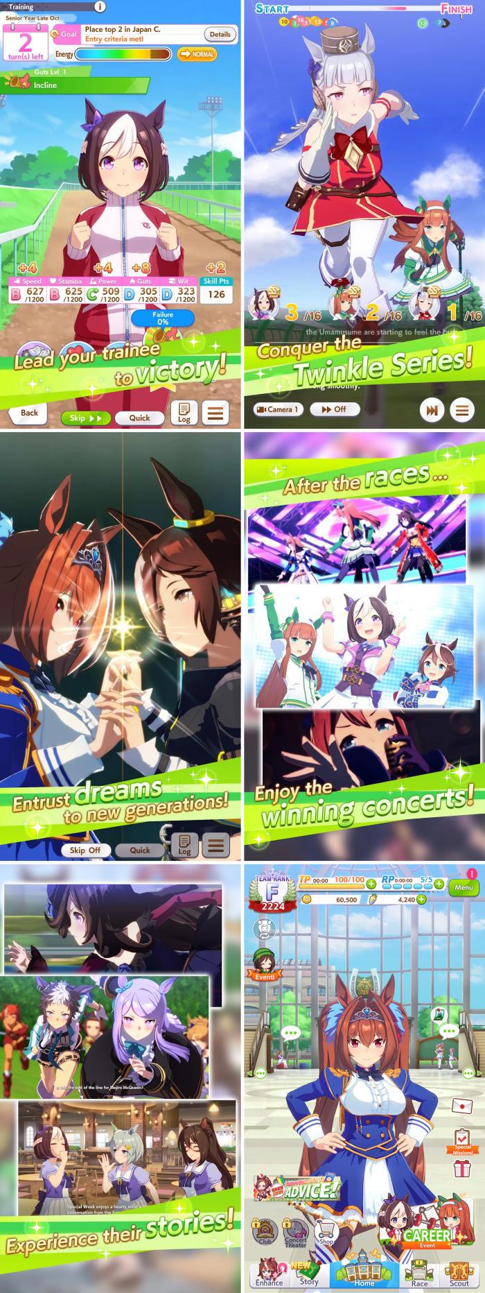 สาวม้ามาแล้ว! Umamusume: Pretty Derby เปิดดาวน์โหลดล่วงหน้าบนมือถือและพีซีบนสโตร์แล้ว 4 Umamusume Pretty Derby screenshot