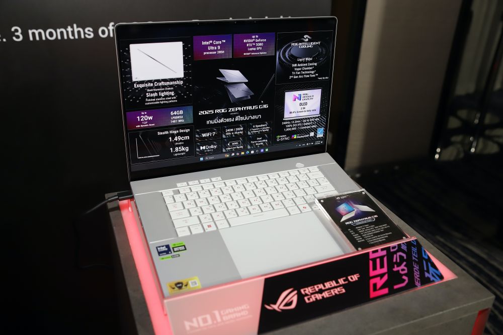 ROG เปิดตัวไลน์อัปเกมมิ่งโน้ตบุ๊กรุ่นใหม่ล่าสุดของปี 2025 ในงาน ‘NEXT GEN. ROG DNA’