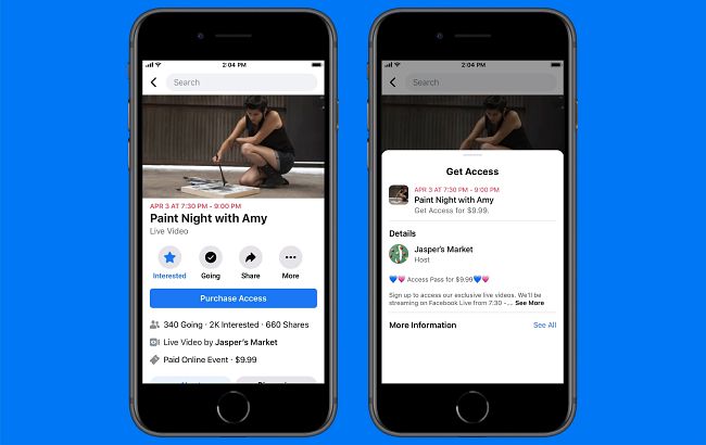 Facebook เตรียมเปิดฟีเจอร์เก็บค่าเข้าชม Live Stream ให้ใช้งาน