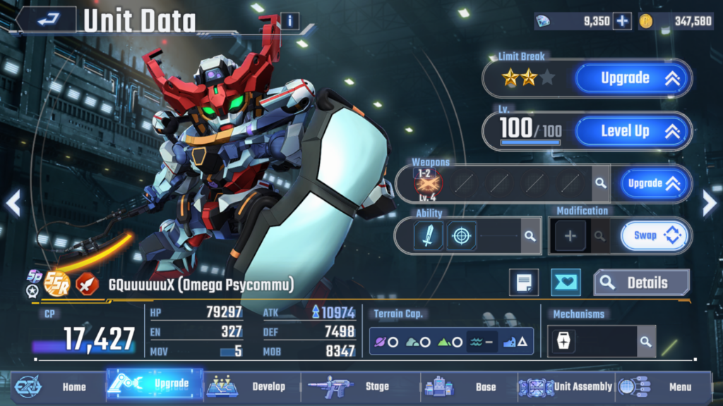 6 เหตุผลที่ทำให้ Gundam Gquuuuuux เป็นหุ่นที่โหดจนน่าปั้น SD Gundam G Generation ETERNAL 7 6 เหตุผลที่ทำให้ Gundam Gquuuuuux เป็นหุ่นที่โหดจนน่าปั้น SD Gundam G Generation ETERNAL