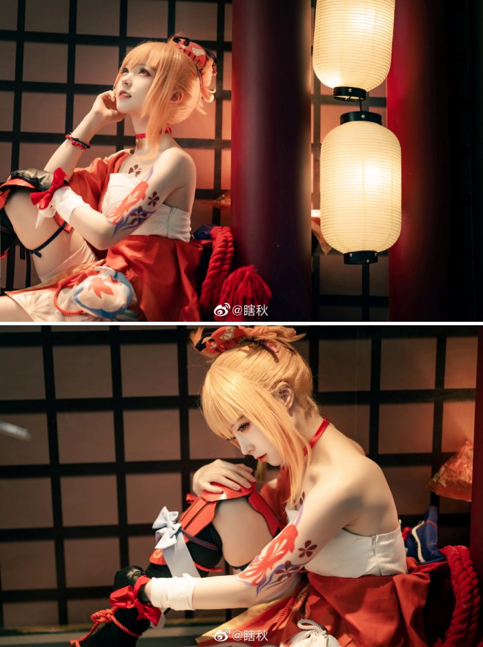 ชมคอสเพลย์ Yoimiya แบบทางการจาก miHoYo 4 ชมคอสเพลย์ Yoimiya แบบทางการจาก miHoYo
