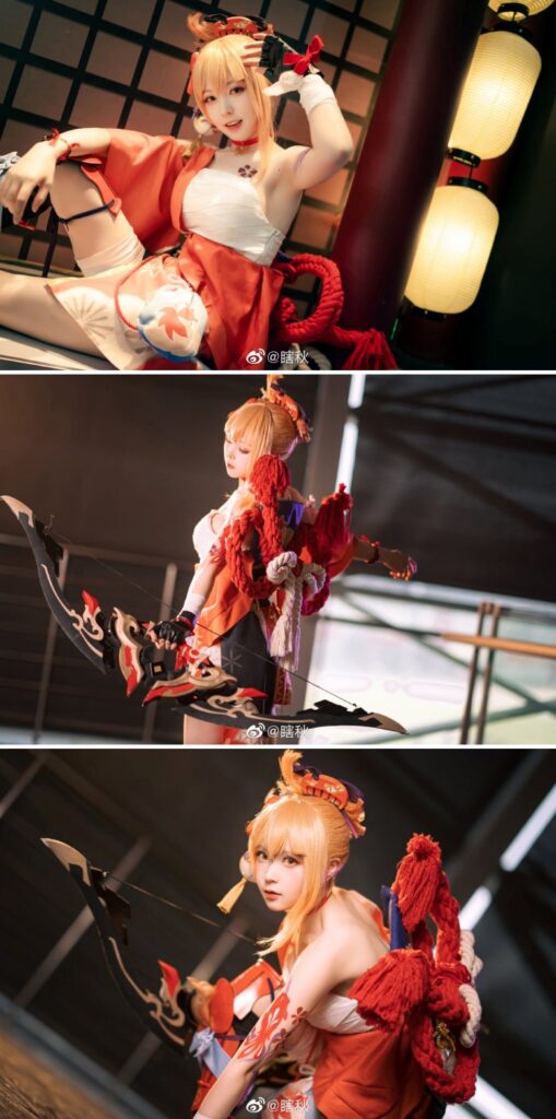 ชมคอสเพลย์ Yoimiya แบบทางการจาก miHoYo 2 ชมคอสเพลย์ Yoimiya แบบทางการจาก miHoYo