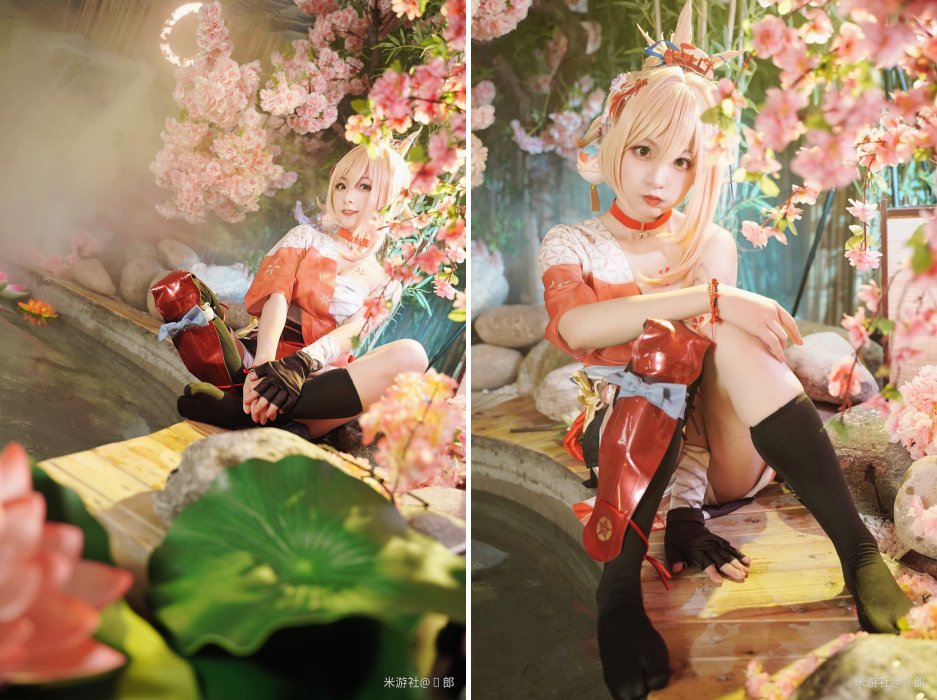 มาดูคอสเพลย์ Yoimiya จาก Genshin Impact ที่น่ารักแบบแพ็คคู่ 7 มาดูคอสเพลย์ Yoimiya จาก Genshin Impact ที่น่ารักแบบแพ็คคู่