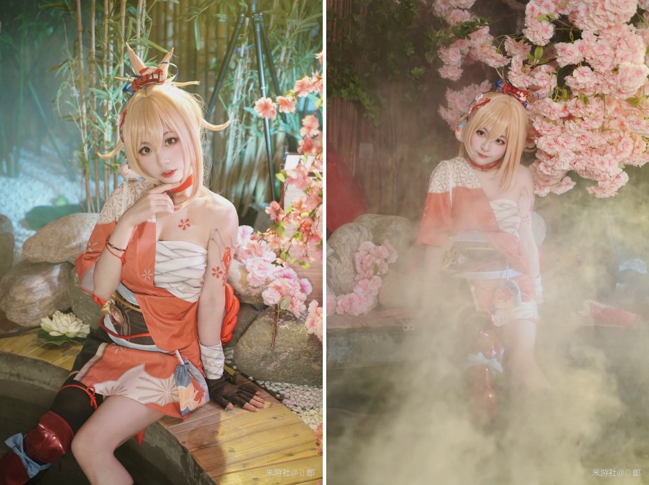 มาดูคอสเพลย์ Yoimiya จาก Genshin Impact ที่น่ารักแบบแพ็คคู่ 8 มาดูคอสเพลย์ Yoimiya จาก Genshin Impact ที่น่ารักแบบแพ็คคู่
