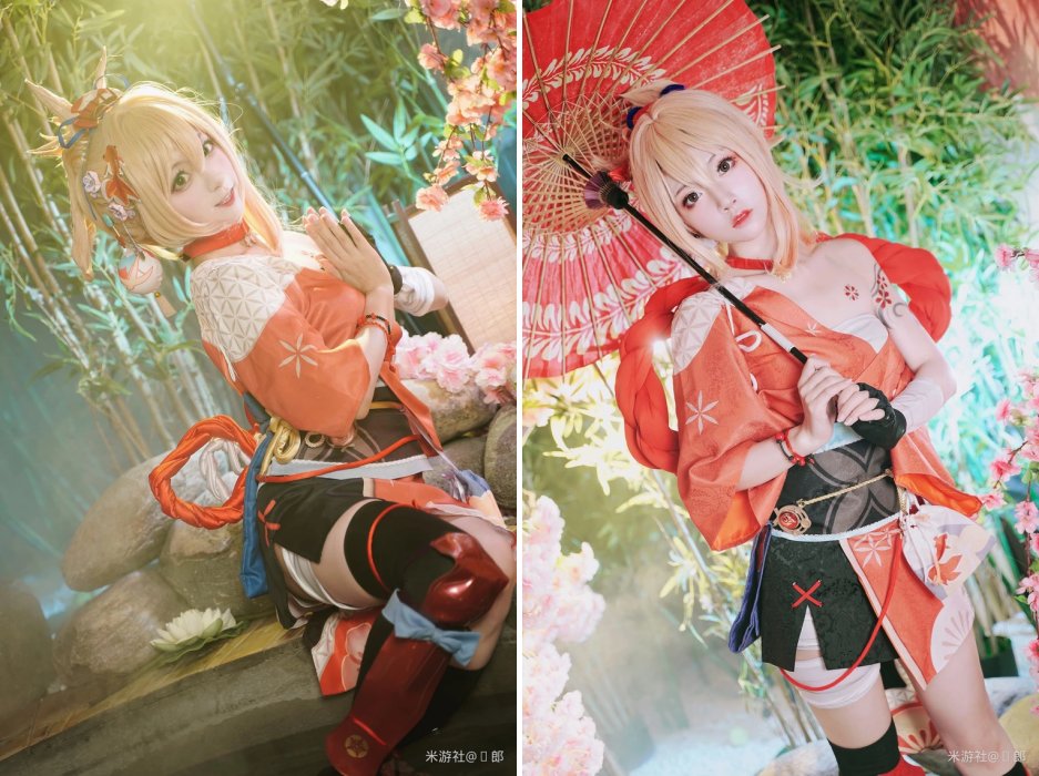 มาดูคอสเพลย์ Yoimiya จาก Genshin Impact ที่น่ารักแบบแพ็คคู่ 9 มาดูคอสเพลย์ Yoimiya จาก Genshin Impact ที่น่ารักแบบแพ็คคู่