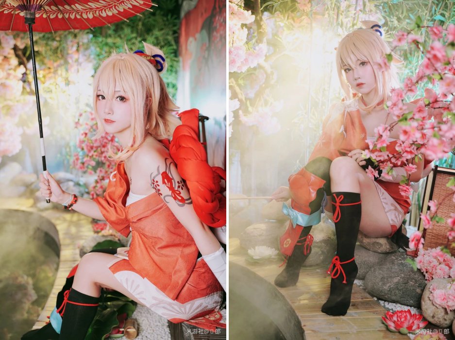 มาดูคอสเพลย์ Yoimiya จาก Genshin Impact ที่น่ารักแบบแพ็คคู่ 12 มาดูคอสเพลย์ Yoimiya จาก Genshin Impact ที่น่ารักแบบแพ็คคู่