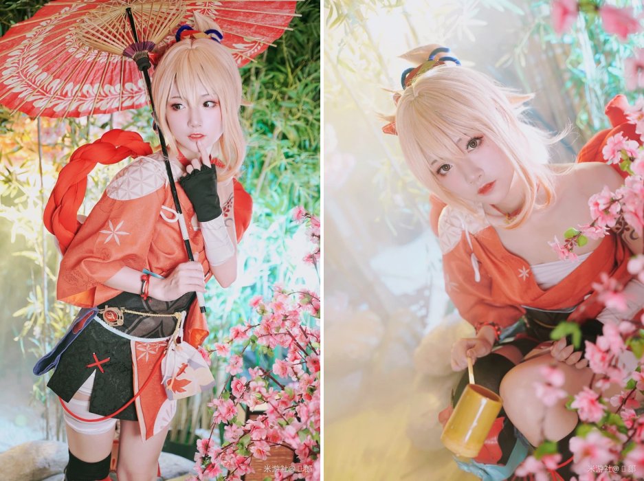 มาดูคอสเพลย์ Yoimiya จาก Genshin Impact ที่น่ารักแบบแพ็คคู่ 13 มาดูคอสเพลย์ Yoimiya จาก Genshin Impact ที่น่ารักแบบแพ็คคู่