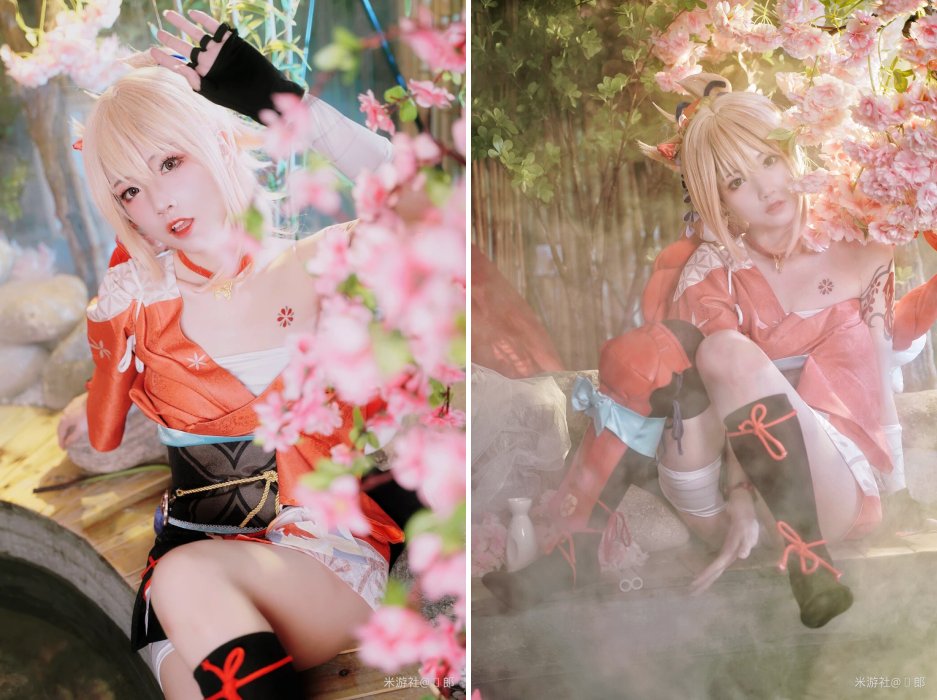 มาดูคอสเพลย์ Yoimiya จาก Genshin Impact ที่น่ารักแบบแพ็คคู่ 14 มาดูคอสเพลย์ Yoimiya จาก Genshin Impact ที่น่ารักแบบแพ็คคู่