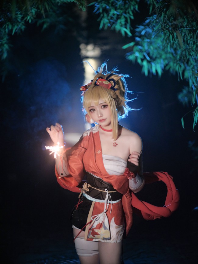 ชมคอสเพลย์ Yoimiya สุดคิ้วท์