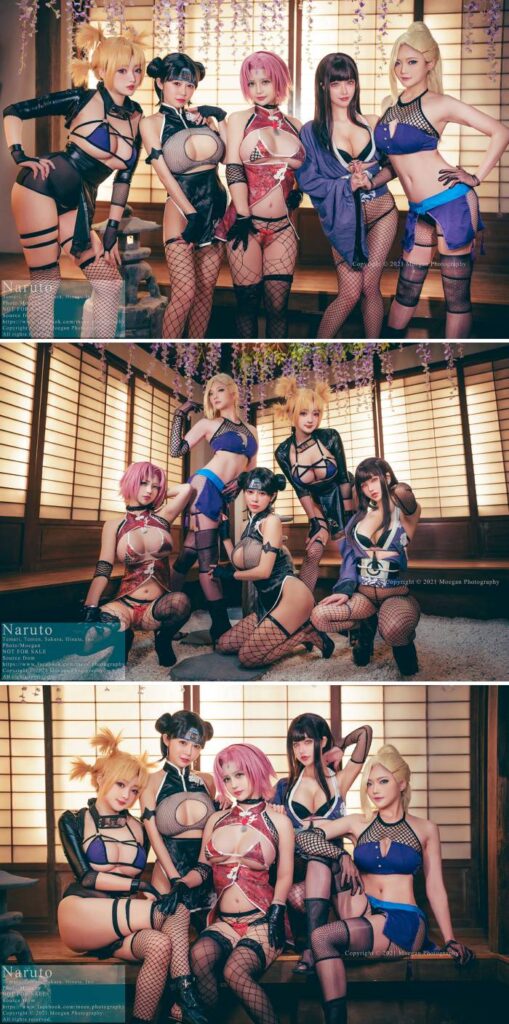 คอสเพลเยอร์สาวจีนรวมตัวแปลงโฉมเป็นนินจาจาก Naruto