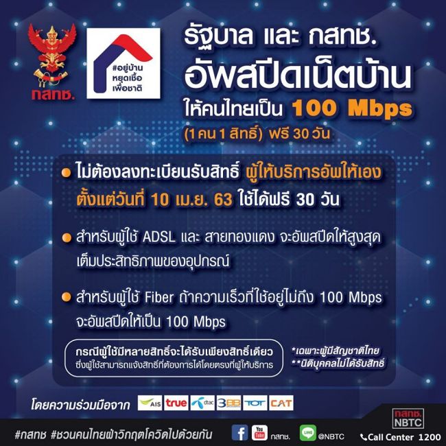 เริ่มแล้ววันนี้ ! ขั้นตอนการกดรับสิทธิ์เน็ตมือถือฟรี 10GB จาก กสทช. 3 เริ่มแล้ววันนี้ ! ขั้นตอนการกดรับสิทธิ์เน็ตมือถือฟรี 10GB จาก กสทช.