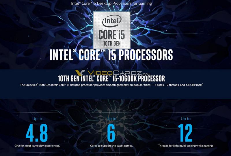 เผยข้อมูลซีพียูรุ่นใหม่จากทาง Intel สำหรับการเล่นเกม 4 เผยข้อมูลซีพียูรุ่นใหม่จากทาง Intel สำหรับการเล่นเกม