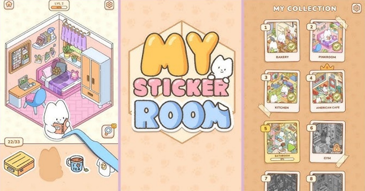 My Sticker Room เปิดให้เล่นบนสโตร์ต่างประเทศแล้ว 1 My Sticker Room