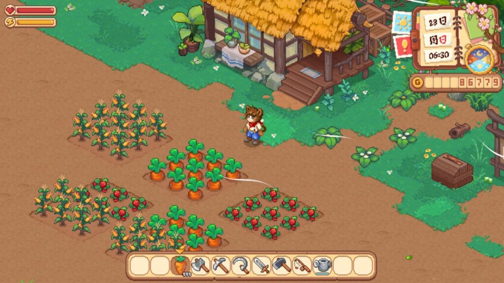 Windblown Land เกมทำฟาร์มแนว RPG สไตล์พิกเซลเปิดให้เข้าชมหน้าร้านแล้ว 2 Windblown Land เกมทำฟาร์มแนว RPG สไตล์พิกเซลเปิดให้เข้าชมหน้าร้านแล้ว