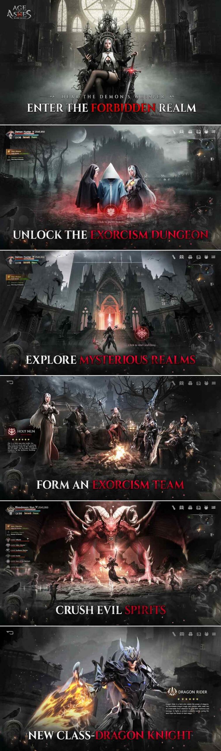 Age of Ashes: Dark Nuns เปิดให้บริการบนสโตร์ไทยแล้ว 4 Age of Ashes