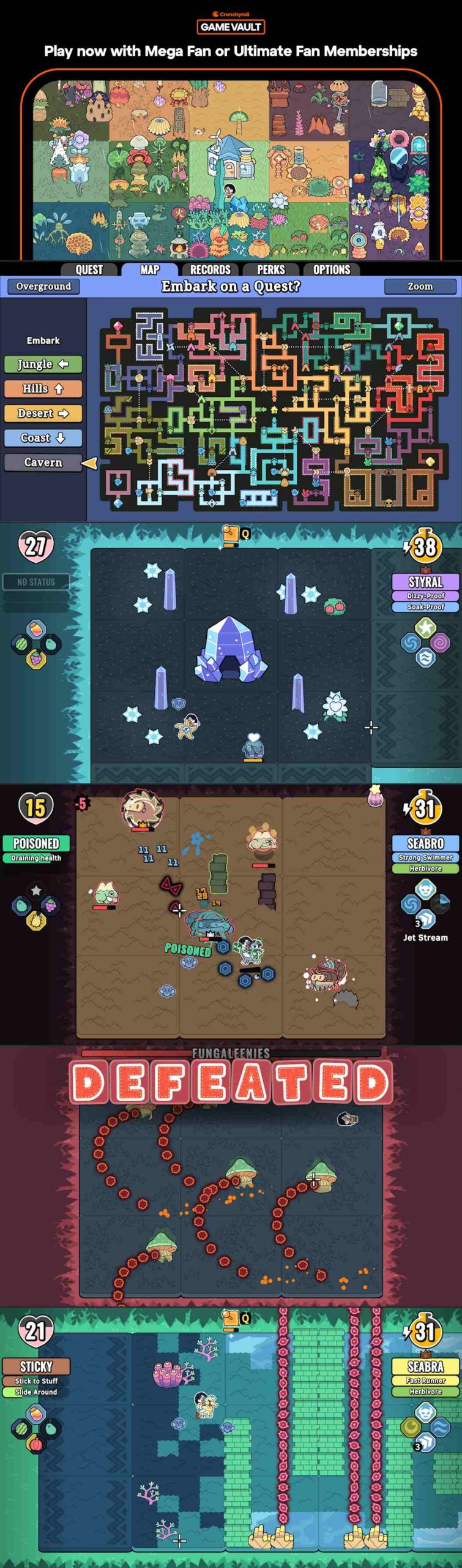 Crunchyroll: Patch Quest เปิดให้บริการบนสโตร์ไทยแล้ว 3 Patch Quest