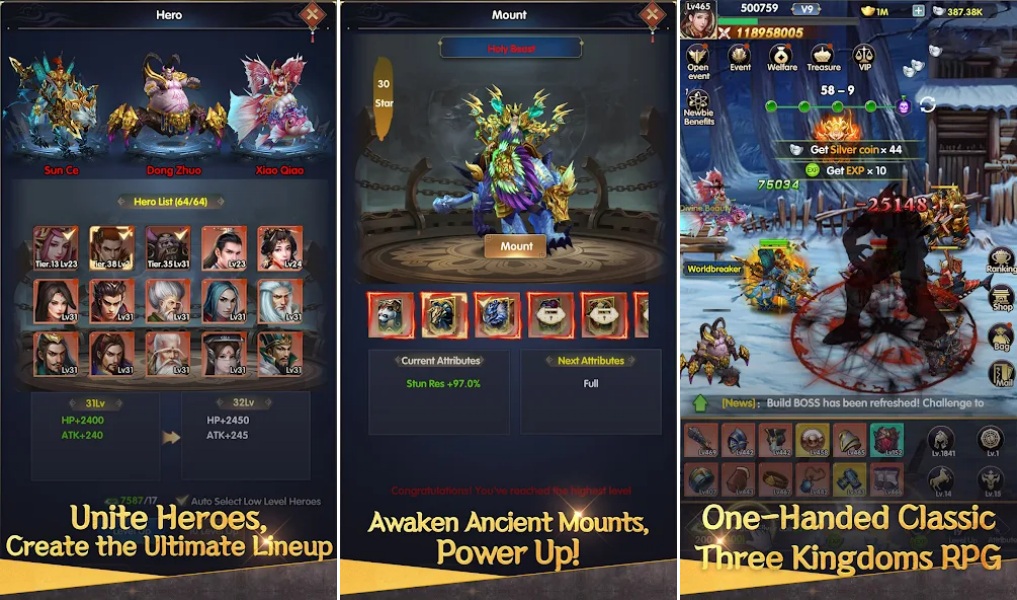 Three Kingdoms: Echoes of War เปิดให้บริการบนสโตร์ไทยแล้ว 4 Three Kingdoms