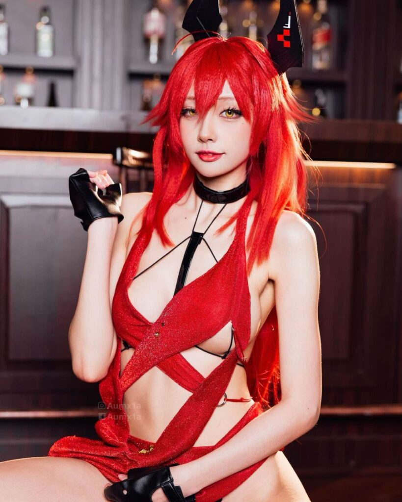 คุณอั้มแปลงโฉมเป็น Red Hood จาก NIKKE สุดแซ่บ! 4 Red Hood NIKKE Cosplay by aumx1a