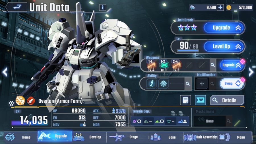 เปิดรายละเอียด Over.on (Armor Form) น่าใช้งานใน SD Gundam G Generation ETERNAL หรือไม่ 4 SD Gundam G Generation ETERNAL Over.on Armor Form Value
