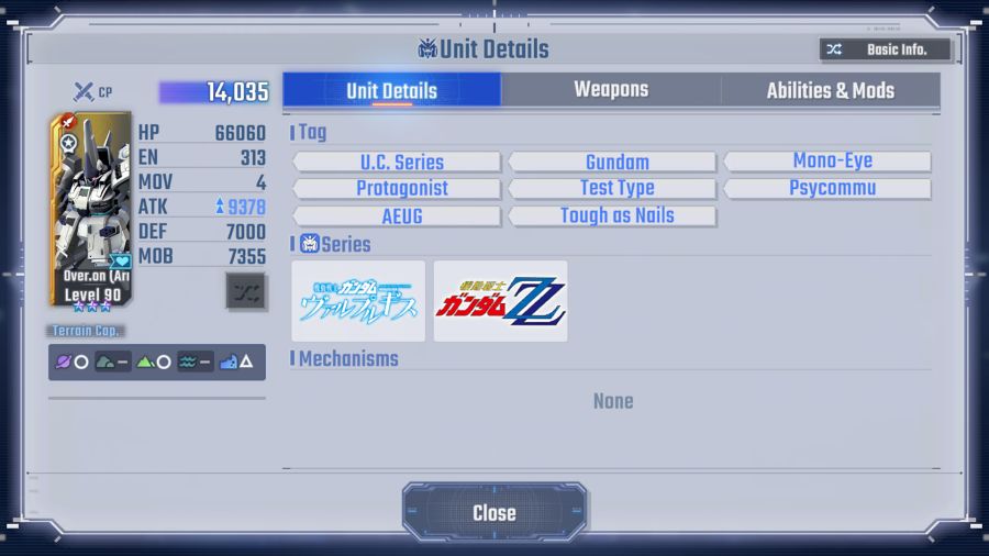 เปิดรายละเอียด Over.on (Armor Form) น่าใช้งานใน SD Gundam G Generation ETERNAL หรือไม่ 5 SD Gundam G Generation ETERNAL Over.on Armor Form Value