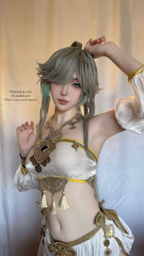 Alhaitham จาก Genshin Impact ในลุคใหม่สุดเซ็กซี่ โดยคอสเพลเยอร์สาวสวย 2 Alhaitham Genshin Impact Cosplay by Daifuku eri