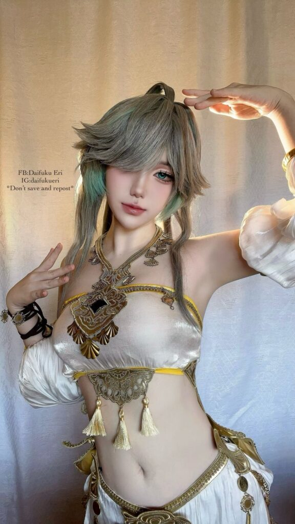 Alhaitham จาก Genshin Impact ในลุคใหม่สุดเซ็กซี่ โดยคอสเพลเยอร์สาวสวย 3 Alhaitham Genshin Impact Cosplay by Daifuku eri