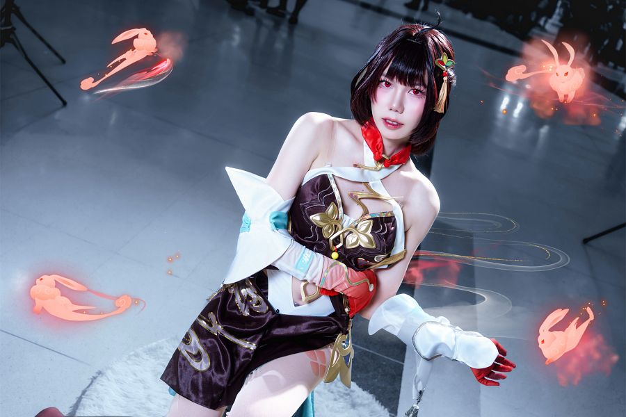 Lingsha Honkai: Star Rail Cosplay by Midorii