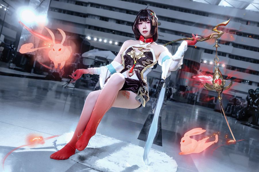 Lingsha Honkai: Star Rail Cosplay by Midorii
