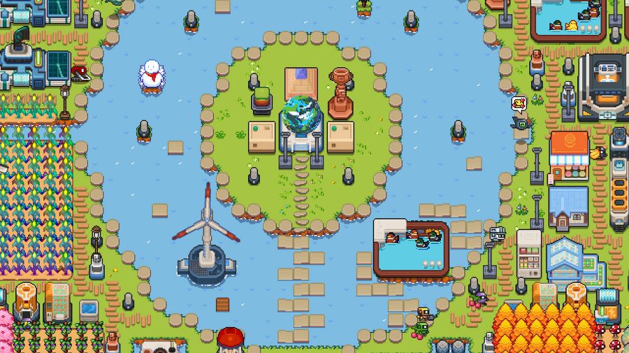 Island Robot Farm เกมทำฟาร์มสุดชิลล์ที่มาพร้อมระบบ Idle 2 Island Robot Farm Announced