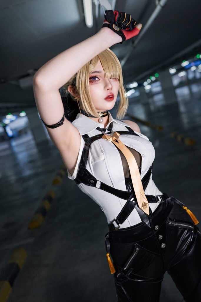 คอสเพลย์ Evelyn จาก Zenless Zone Zero ที่เท่โดนใจ 9 Evelyn Zenless Zone Zero Cosplay by Ahri