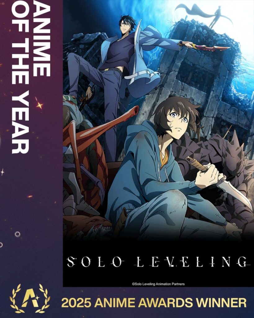 Solo Leveling คว้า 'อนิเมะแห่งปี' ของ Crunchyroll Anime Awards 2 Solo Leveling Wins AOTY Award
