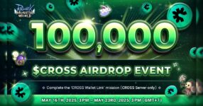 Ragnarok Monster World จัดกิจกรรมแอร์ดรอปมูลค่า 100,000 $CROSS ร่วมกับ CROSS