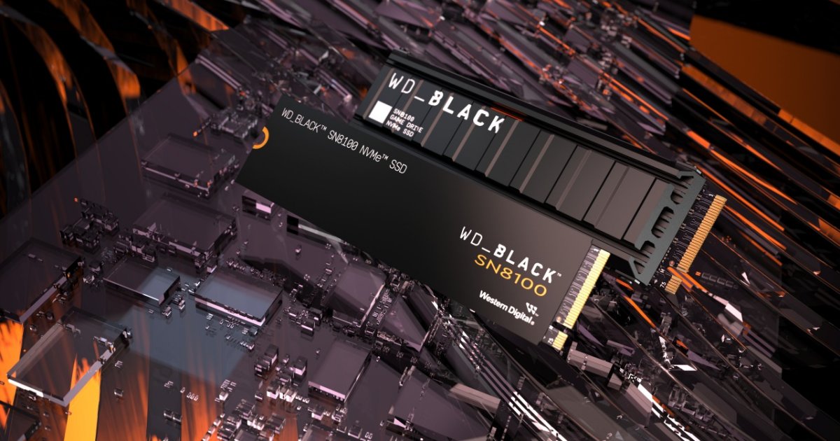 Sandisk® ยกระดับมาตรฐาน SSD ด้วย WD_BLACK™ SN8100 NVMe™ SSD เทคโนโลยี PCIe® Gen 5.0 NVMe™ ที่เร็วที่สุดในโลก 1 Sandisk® ยกระดับมาตรฐาน SSD ด้วย WD_BLACK™ SN8100 NVMe™ SSD เทคโนโลยี PCIe® Gen 5.0 NVMe™ ที่เร็วที่สุดในโลก