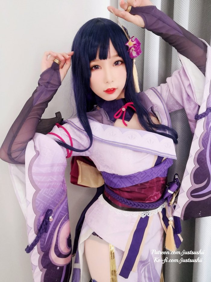 สาวมาเลย์คอสเพลย์เป็น Raiden Shogun จาก Genshin Impact 3 สาวมาเลย์คอสเพลย์เป็น Raiden Shogun จาก Genshin Impact