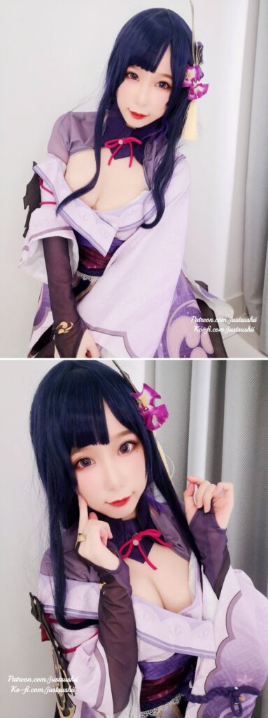 สาวมาเลย์คอสเพลย์เป็น Raiden Shogun จาก Genshin Impact 2 สาวมาเลย์คอสเพลย์เป็น Raiden Shogun จาก Genshin Impact