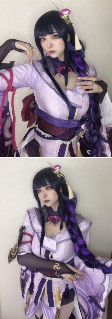 รวม 3 คอสเพลย์สาวแดนปลาดิบแปลงโฉมเป็นเทพสายฟ้า Raiden Shogun 2 รวม 3 คอสเพลย์สาวแดนปลาดิบแปลงโฉมเป็นเทพสายฟ้า Raiden Shogun