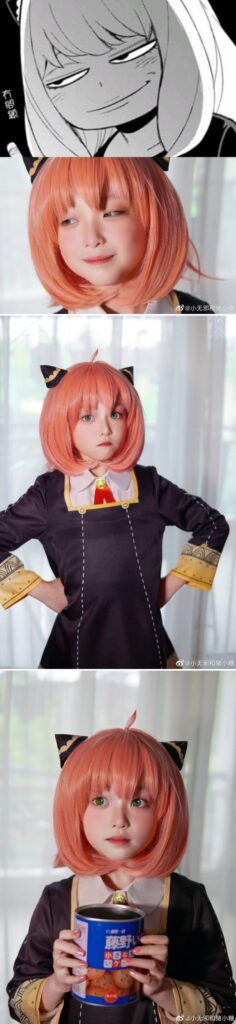 เด็กน้อยชาวจีนแปลงโฉมเป็น Anya จาก Spy x Family ได้น่ารักน่าหยิก