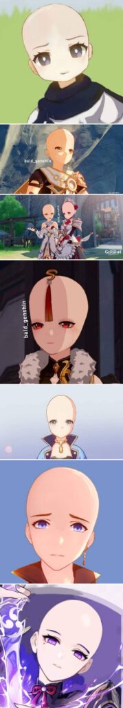 แฟนเกม Genshin Impact ทำภาพสุดฮา ‘เมื่อเหล่าตัวละครหัวล้าน!’ 2 แฟนเกม Genshin Impact ทำภาพสุดฮา ‘เมื่อเหล่าตัวละครหัวล้าน!’