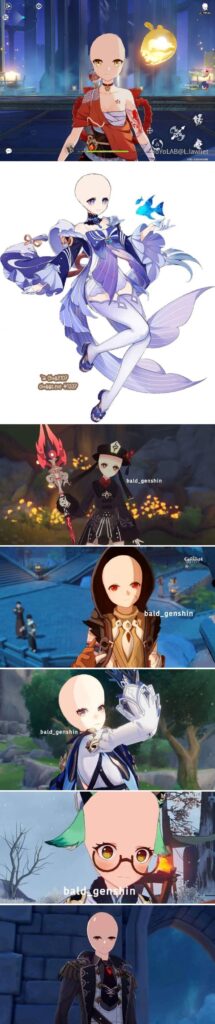 แฟนเกม Genshin Impact ทำภาพสุดฮา ‘เมื่อเหล่าตัวละครหัวล้าน!’ 3 แฟนเกม Genshin Impact ทำภาพสุดฮา ‘เมื่อเหล่าตัวละครหัวล้าน!’