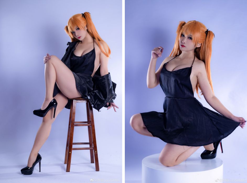 ชมคอสเพลย์ Asuka ในชุดเดรสดำสุดเร้าใจ 2 ชมคอสเพลย์ Asuka ในชุดเดรสดำสุดเร้าใจ