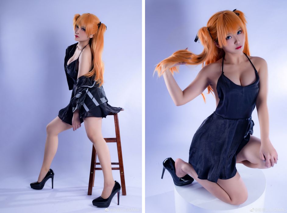 ชมคอสเพลย์ Asuka ในชุดเดรสดำสุดเร้าใจ 3 ชมคอสเพลย์ Asuka ในชุดเดรสดำสุดเร้าใจ