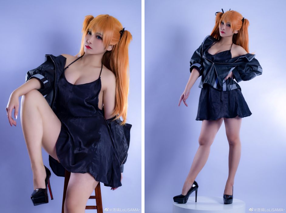 ชมคอสเพลย์ Asuka ในชุดเดรสดำสุดเร้าใจ 5 ชมคอสเพลย์ Asuka ในชุดเดรสดำสุดเร้าใจ