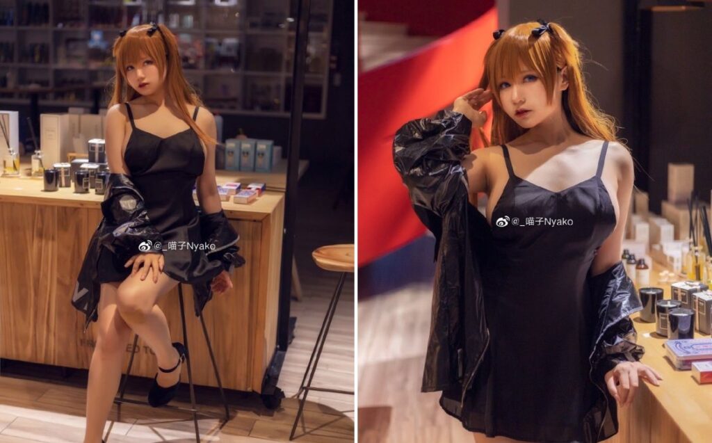 สาวจีนแปลงโฉมเป็น Asuka เวอร์ชั่นสายเดี่ยวเสียวหลุด