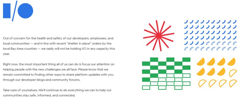 Google ยกเลิกการจัดงาน I/O แบบออนไลน์แล้ว 2 Google ยกเลิกการจัดงาน I/O แบบออนไลน์แล้ว